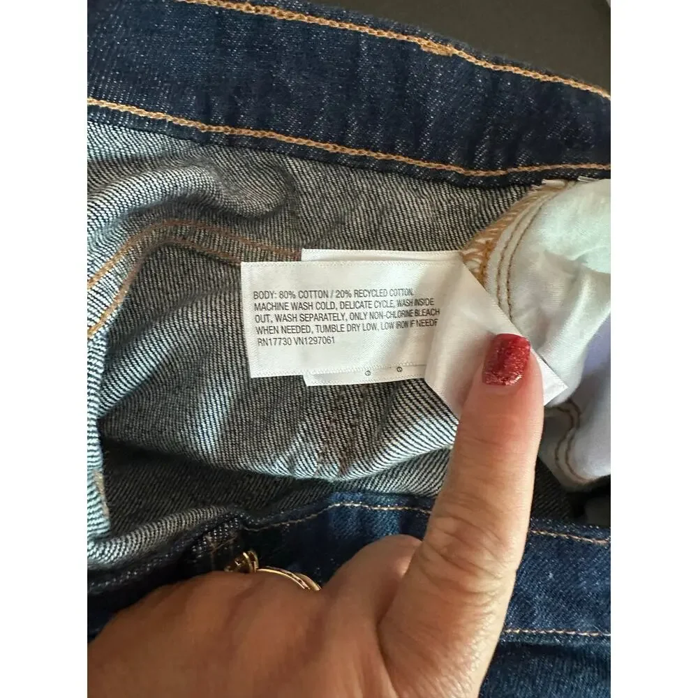NWT Universal Thread High Rise Easy Barrel Jeans 6 Womens